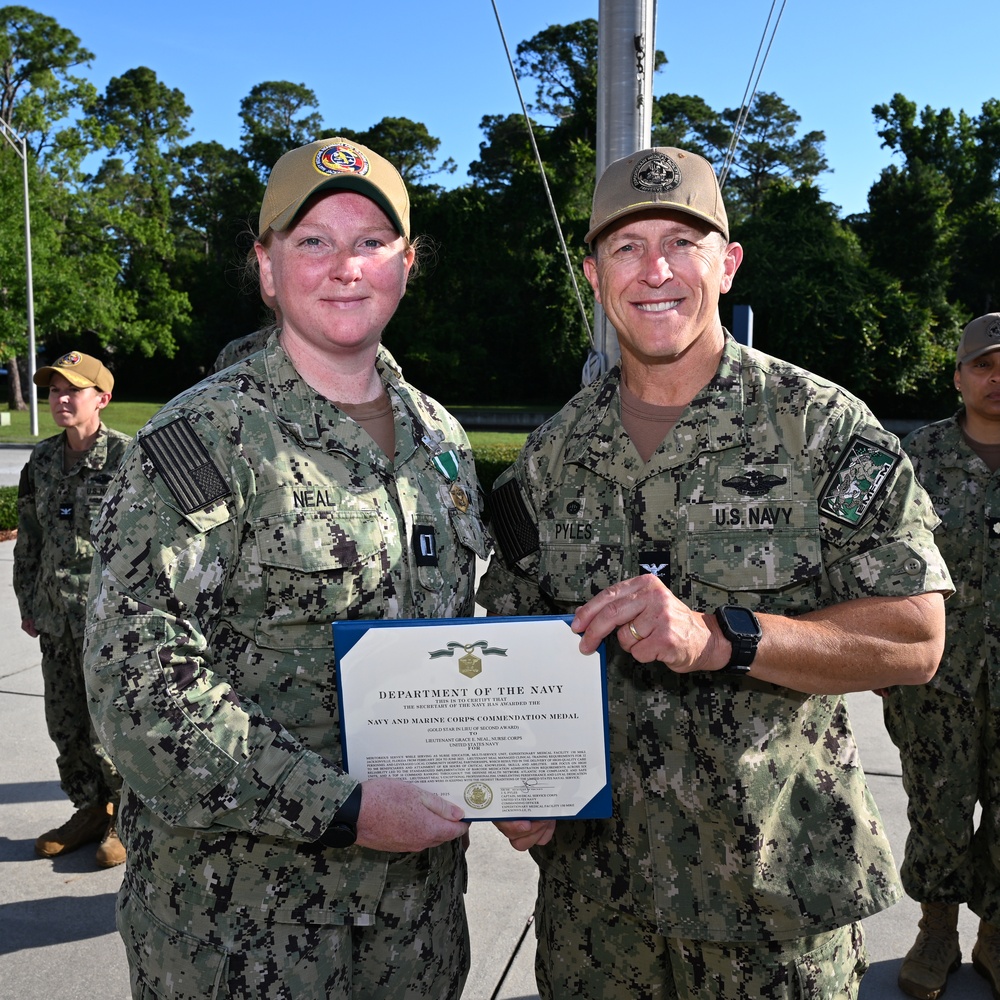Awards Ceremony at Naval Hospital Jacksonville