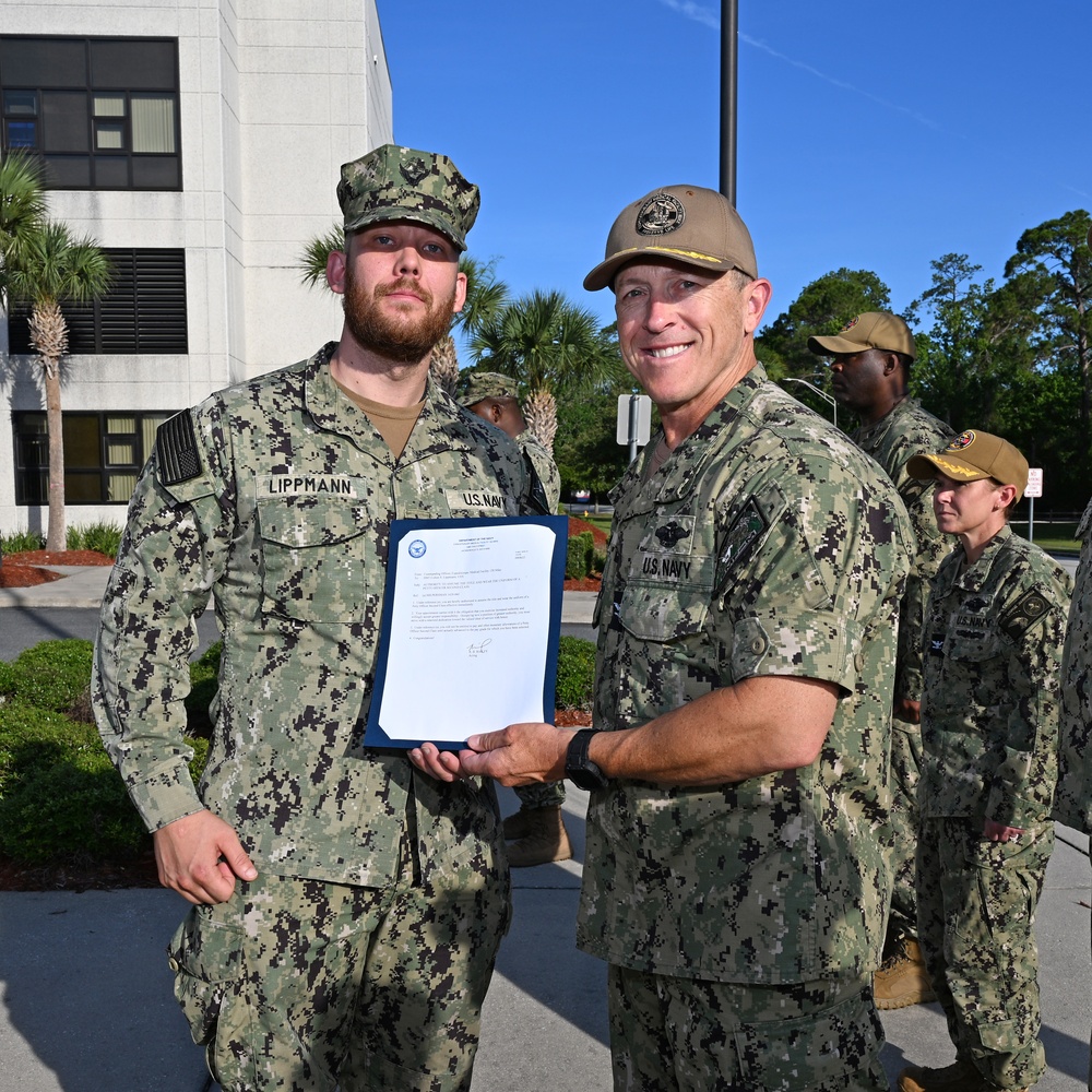 Frocking Ceremony at Naval Hospital Jacksonville