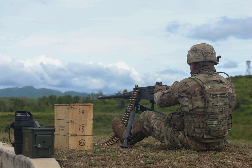 190th Engineers Conduct M2 &amp; M240B Familiarization
