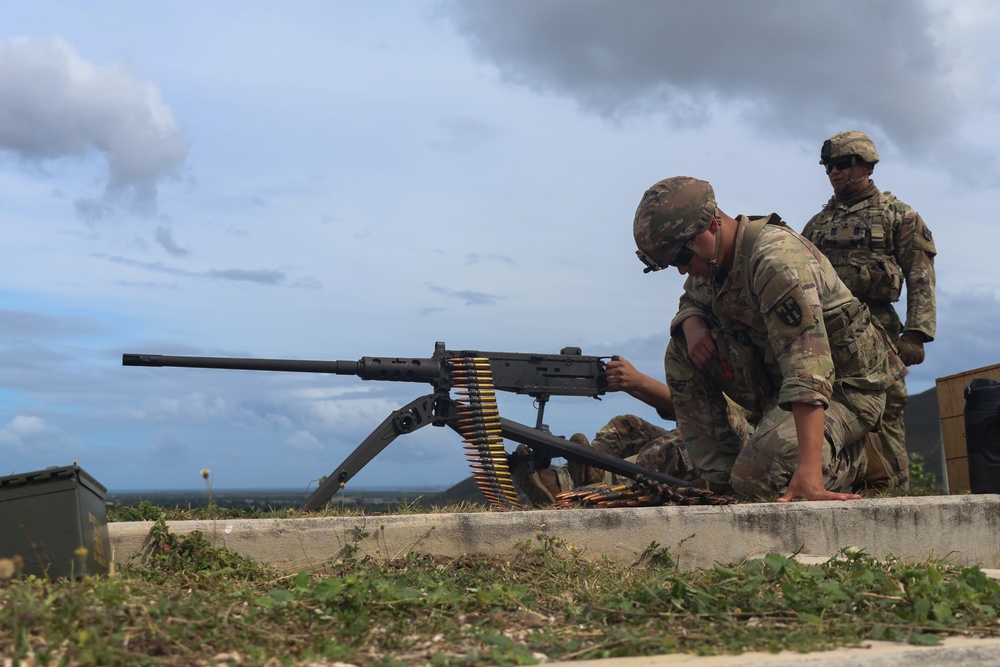 190th Engineers Conduct M2 &amp; M240B Familiarization