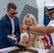 Mustin Baby Baptized Aboard Namesake Warship