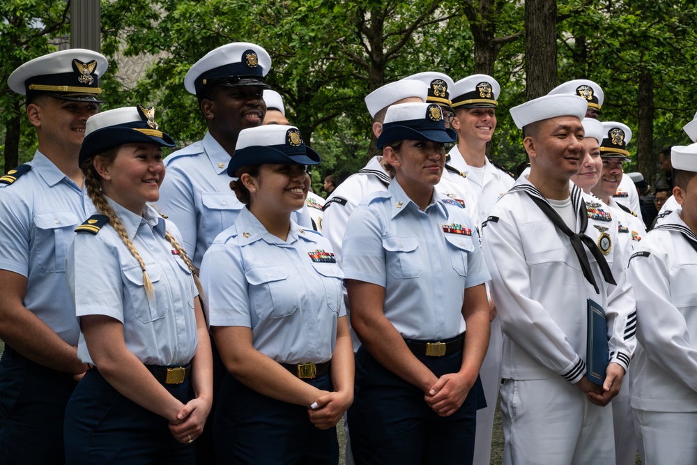 Fleet Week New York promotion and advancement ceremony