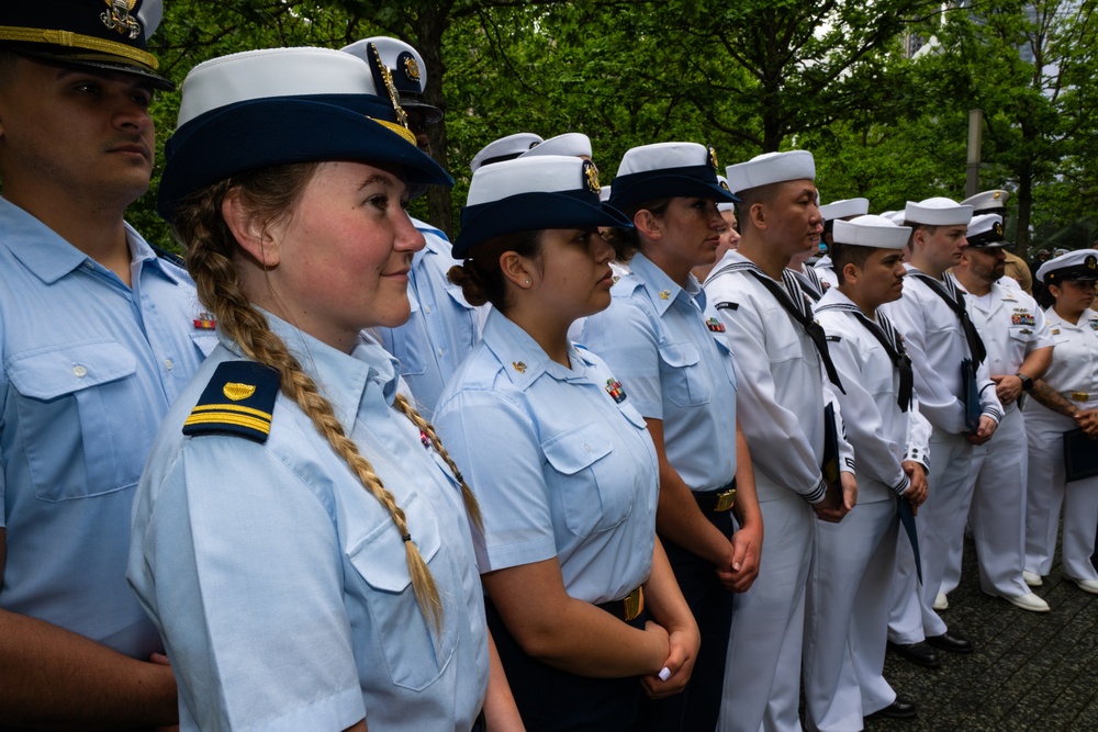 Fleet Week New York promotion and advancement ceremony