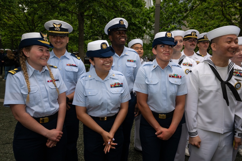 Fleet Week New York advancement and promotion ceremony