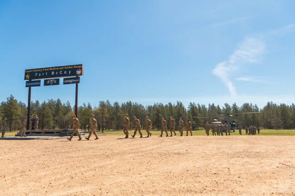 E3B Awards Ceremony at Fort McCoy