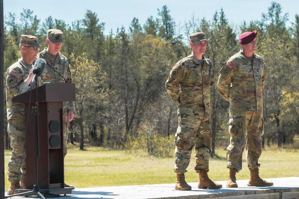 E3B Awards Ceremony at Fort McCoy