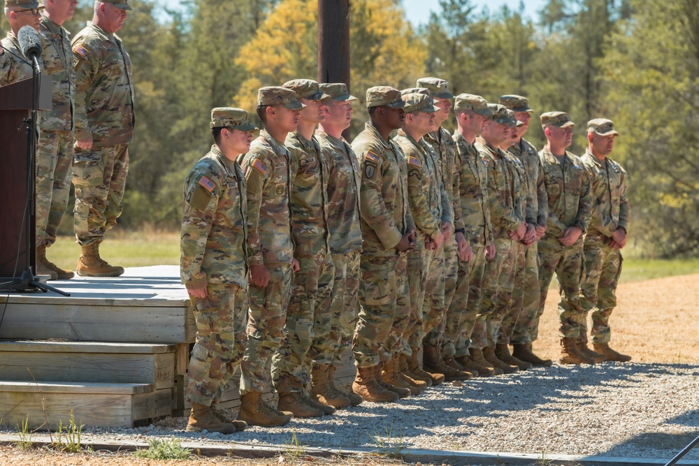 E3B Awards Ceremony at Fort McCoy
