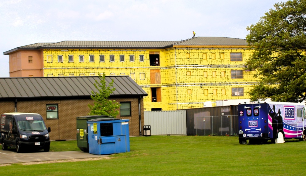 Fort McCoy's East Barracks Project reaches 45 percent complete as June 2025 begins