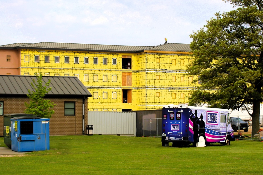 Fort McCoy's East Barracks Project reaches 45 percent complete as June 2025 begins