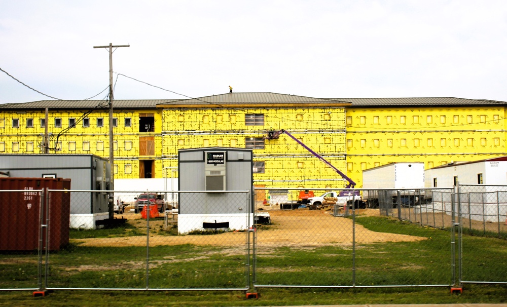 Fort McCoy's East Barracks Project reaches 45 percent complete as June 2025 begins