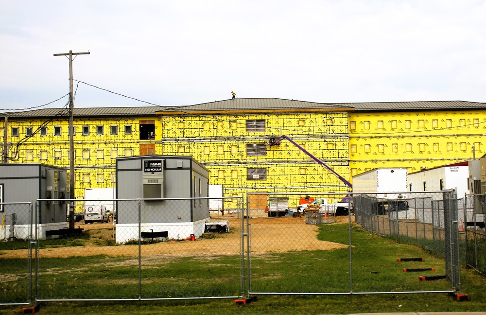Fort McCoy's East Barracks Project reaches 45 percent complete as June 2025 begins