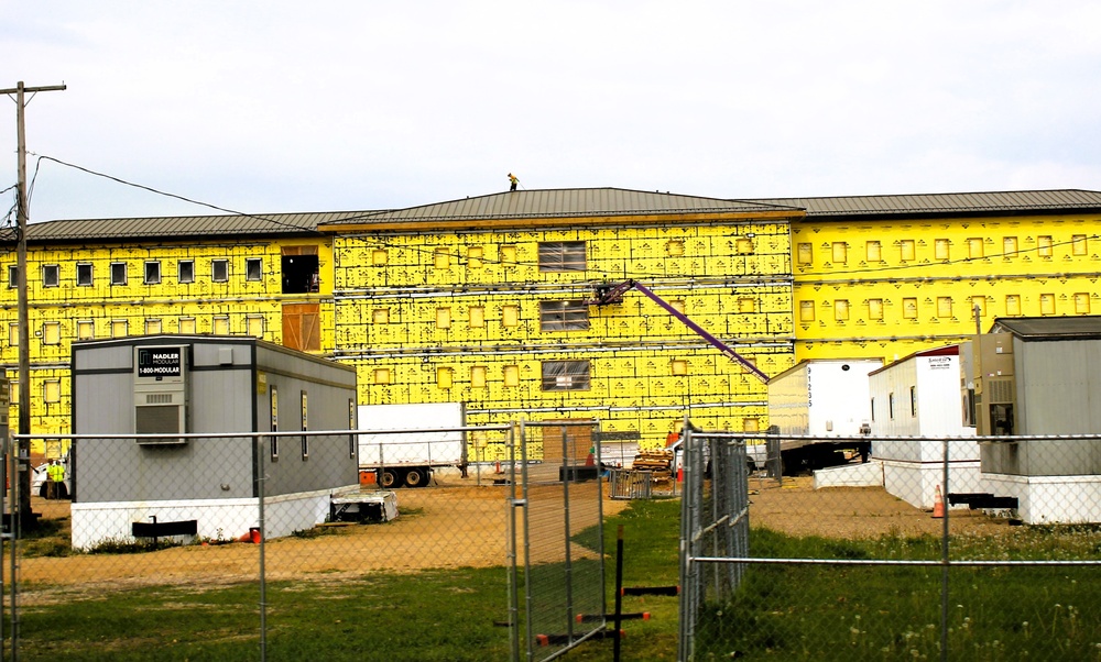 Fort McCoy's East Barracks Project reaches 45 percent complete as June 2025 begins