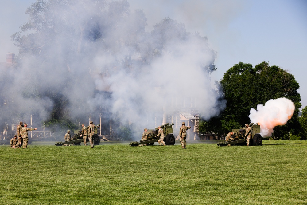 1st Infantry Division Artillery &quot;Drumfire&quot; Change of Command Ceremony