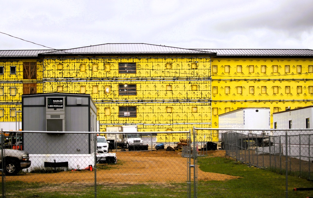 Fort McCoy's East Barracks Project reaches 45 percent complete as June 2025 begins