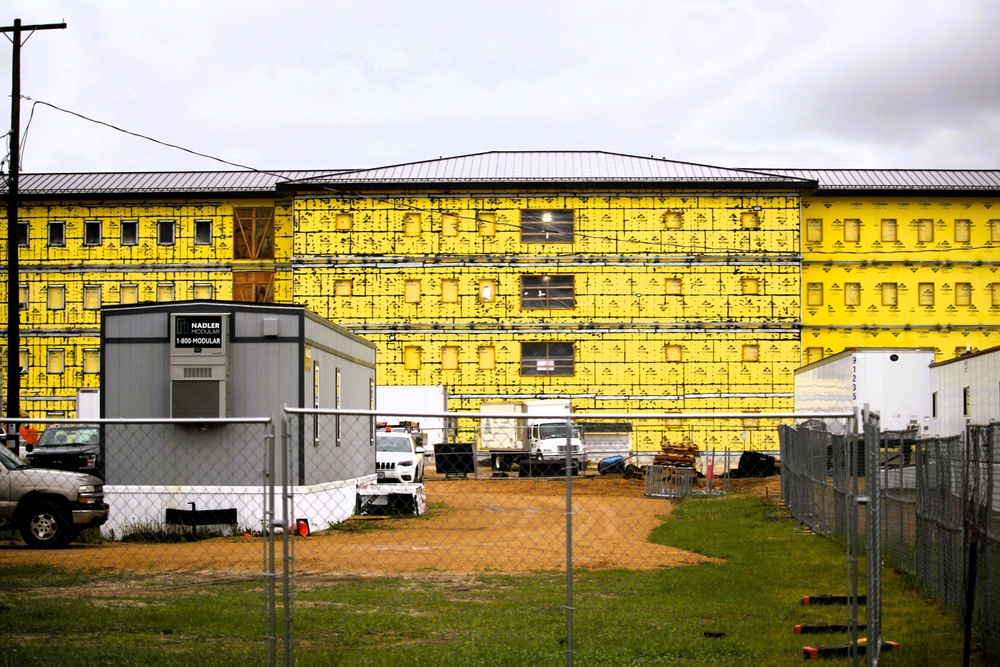 Fort McCoy's East Barracks Project reaches 45 percent complete as June 2025 begins