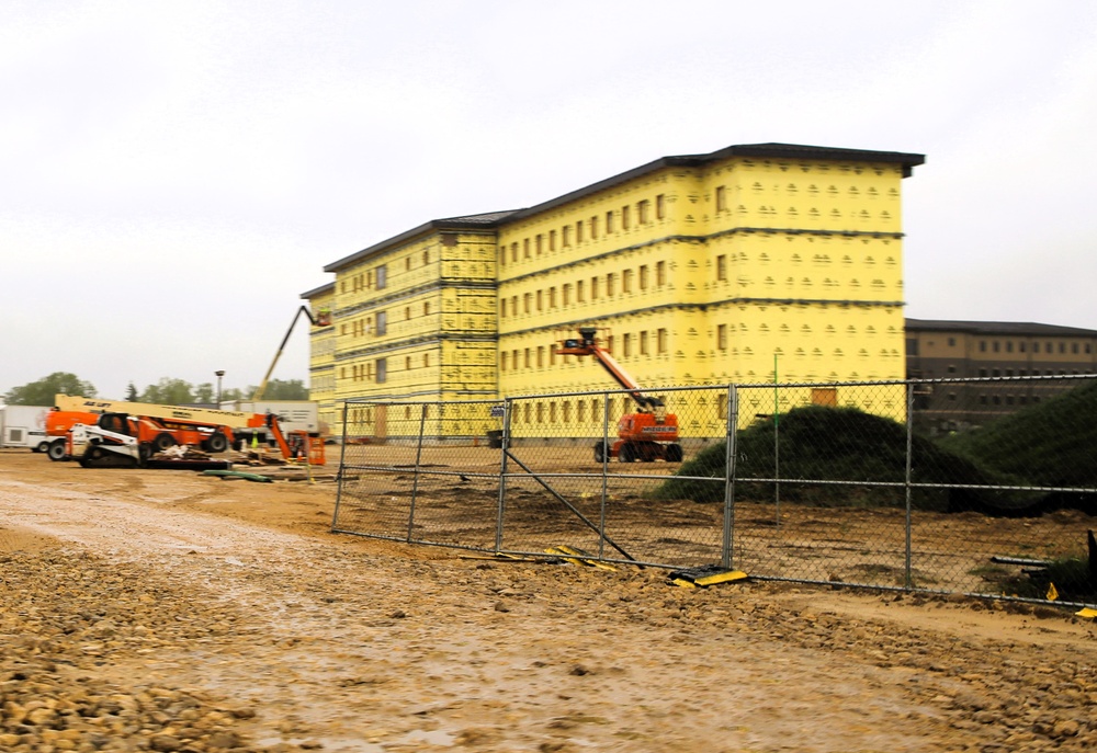 Fort McCoy's East Barracks Project reaches 45 percent complete as June 2025 begins