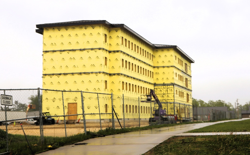 Fort McCoy's East Barracks Project reaches 45 percent complete as June 2025 begins