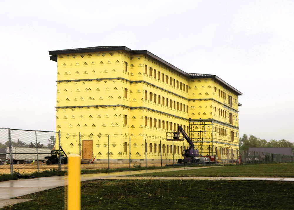 Fort McCoy's East Barracks Project reaches 45 percent complete as June 2025 begins