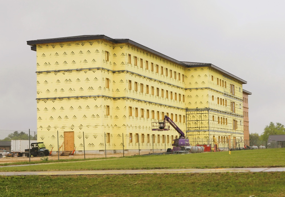 Fort McCoy's East Barracks Project reaches 45 percent complete as June 2025 begins