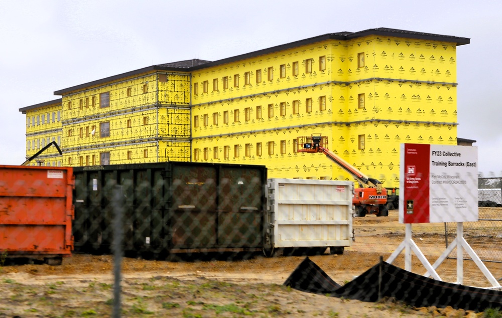 Fort McCoy's East Barracks Project reaches 45 percent complete as June 2025 begins