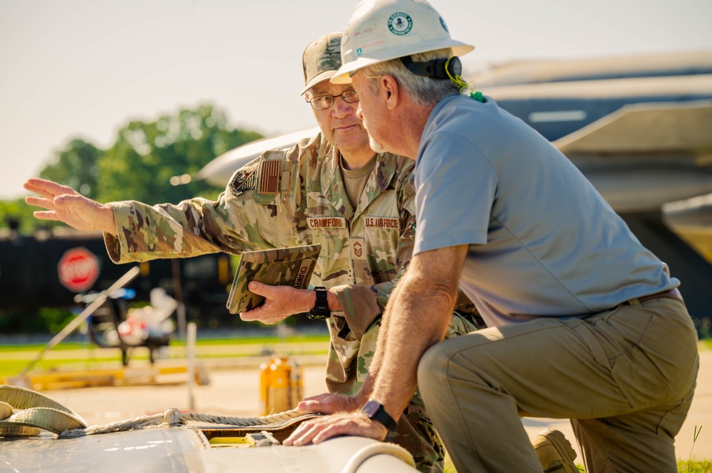 186th Air Refueling Wing Conducts Training with the KC-135 Tail Section to Enhance Readiness and Asset Recovery