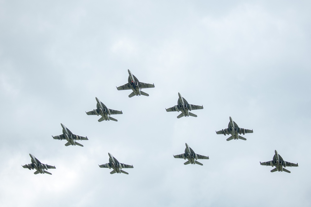 Carrier Air Wing (CVW) 1 Returns Home