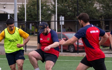 Blue Ridge Plays Futsal with Australian Navy