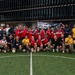 USS Blue Ridge plays futsal with Australian Navy