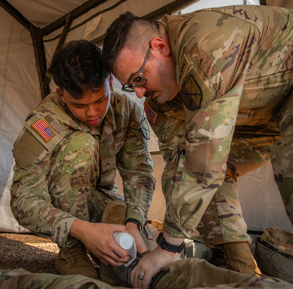 151 CBRN Battalion Medic Training
