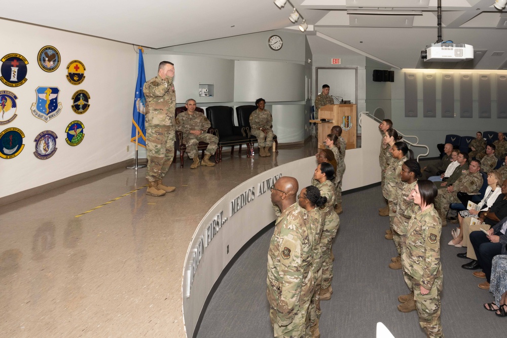 Col. Angelique Van-Patterson takes command of the 60th Inpatient operations Squadron
