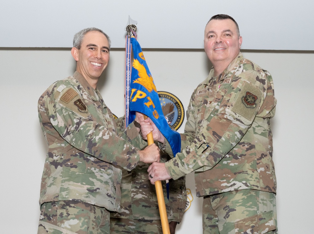 Col. Angelique Van-Patterson takes command of the 60th Inpatient operations Squadron