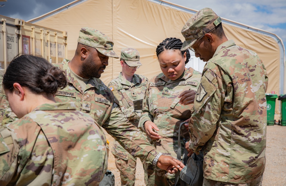 151 CBRN Battalion M53A1 Pro Mask Training