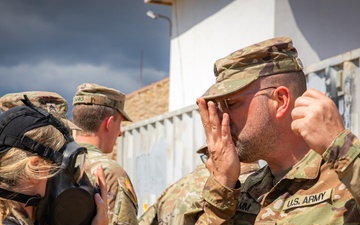 151 CBRN Battalion M53A1 Pro Mask Training