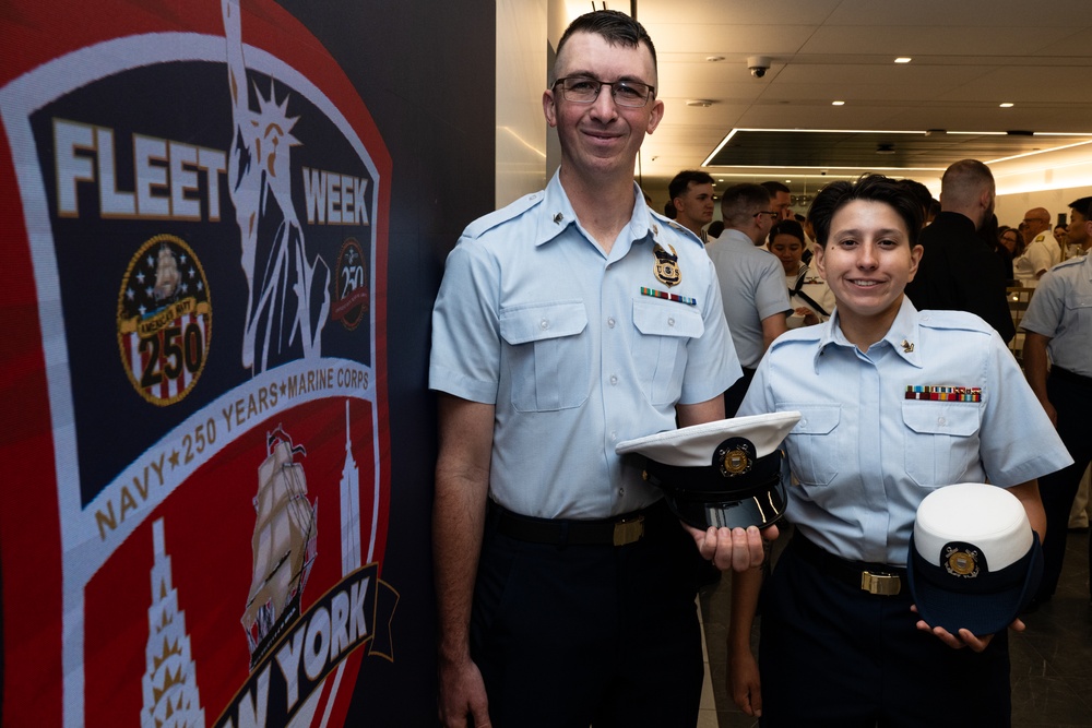 Coast Guard joins fellow sea services at the New York Stock Exchange for Fleet Week New York
