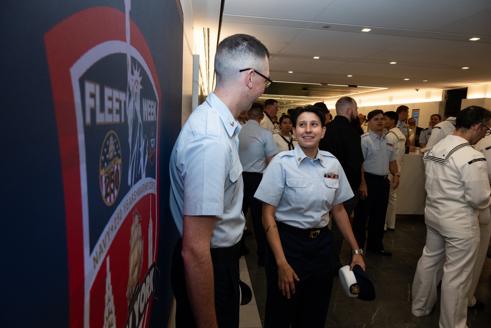 Coast Guard joins fellow sea services at the New York Stock Exchange for Fleet Week New York