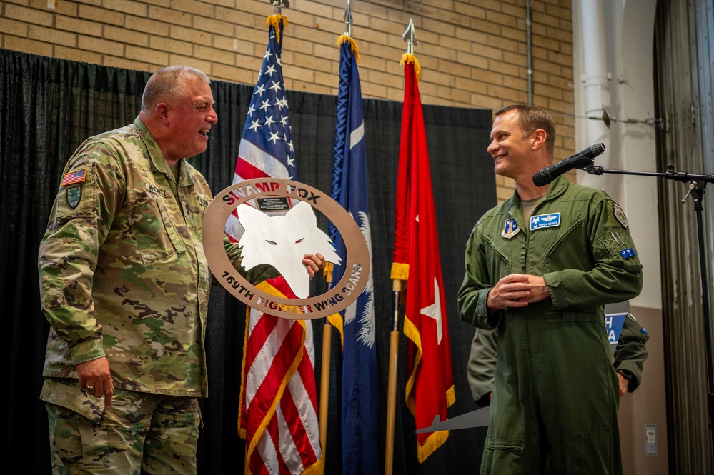 Gifts of Appreciation Presented to Retired Maj. Gen. R. Van McCarty