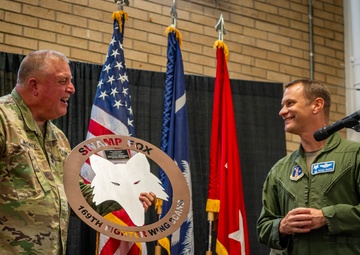 Gifts of Appreciation Presented to Retired Maj. Gen. R. Van McCarty