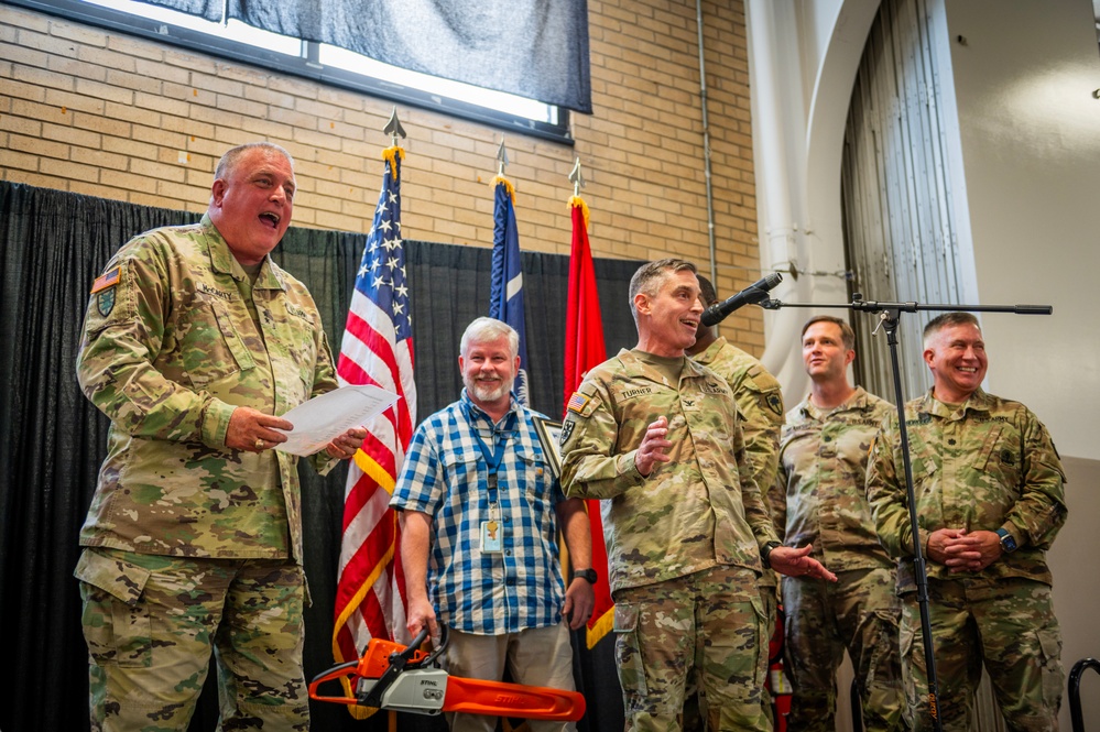 Gifts of Appreciation Presented to Retired Maj. Gen. R. Van McCarty