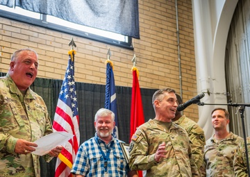Gifts of Appreciation Presented to Retired Maj. Gen. R. Van McCarty