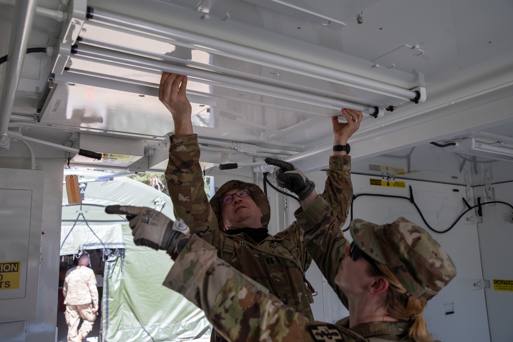 FRSD and Field Hospital Set Up as Exercise Global Medic Begins