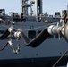 USS Benfold (DDG 65) conducts a replenishment at sea in the South China Sea