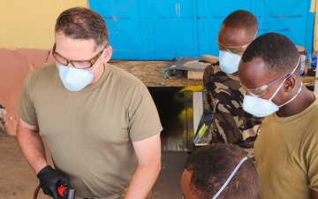 Air National Guard Sheet Metal Expertise Strengthens Djibouti Partnership