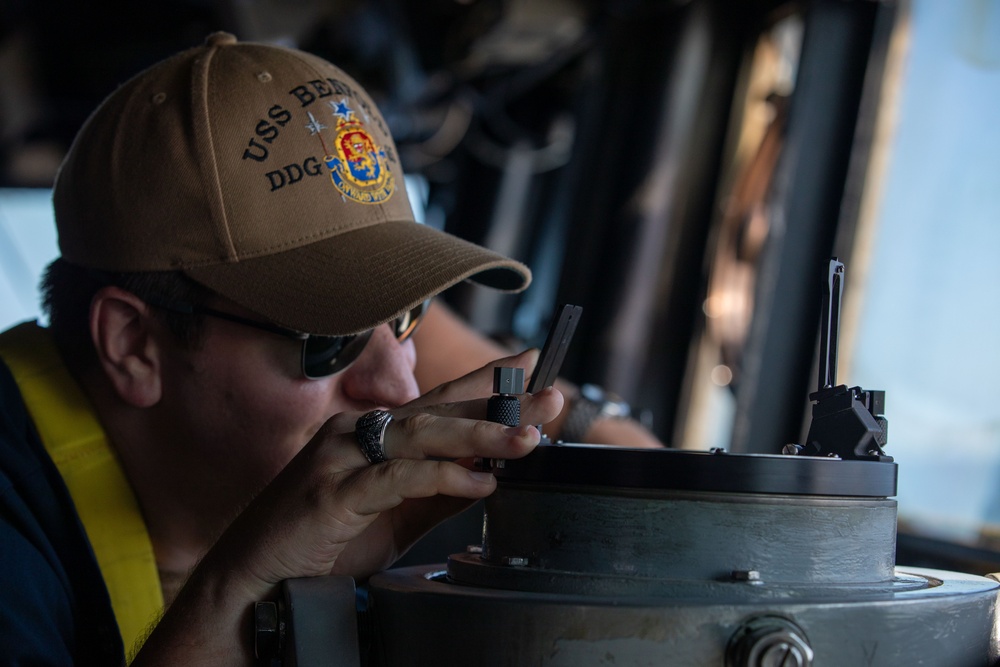 USS Benfold (DDG 65) conducts daily operations