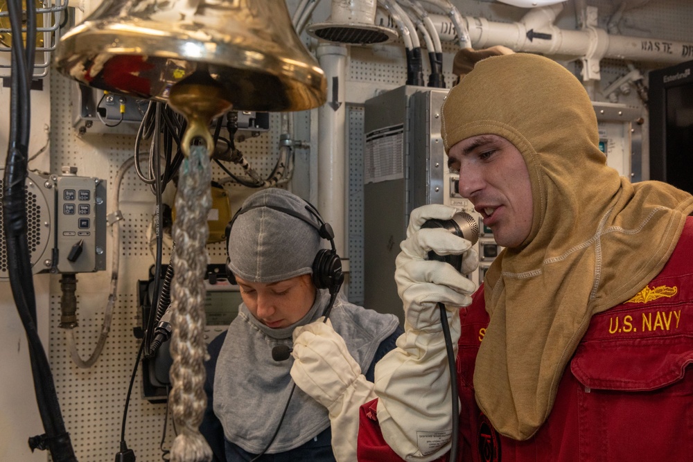 USS Benfold (DDG 65) sets Damage Control