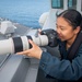 Sailors observe surface contacts