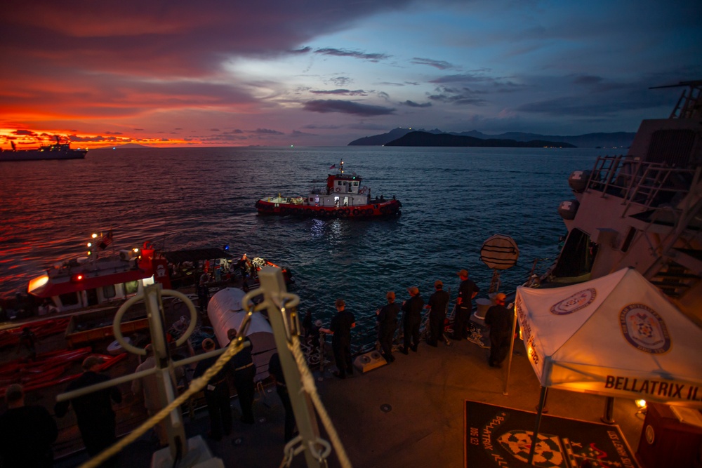 USS Higbee pulls into Langkawi