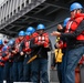 Replenishment At Sea Aboard USS Tripoli
