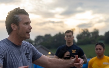 Secretary of Defense Pete Hegseth Visits USS Dewey