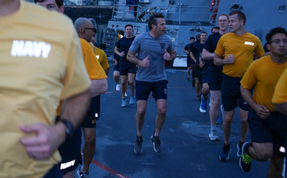 Secretary of Defense Visits Sembawang Naval Installation, May 30, 2025