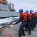 USS William P Lawrence (DDG 110) Conducts UNREP With USNS Alan Shepard (T-AKE 3)